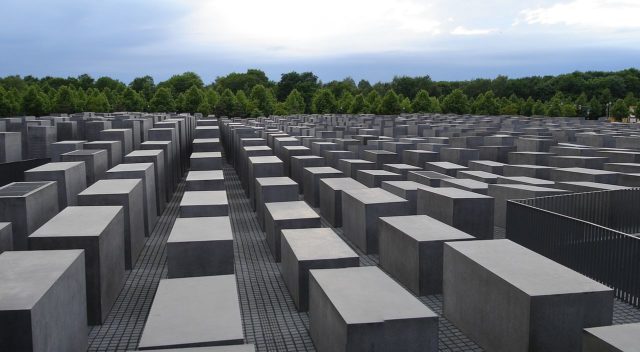 The striking Memorial to the Murdered Jews of Europe. Photo Source.