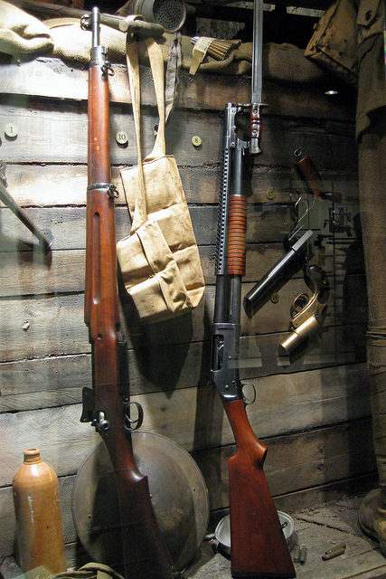 U.S. Winchester Model 1897 Slide Action Trench Shotgun - Photo Credit