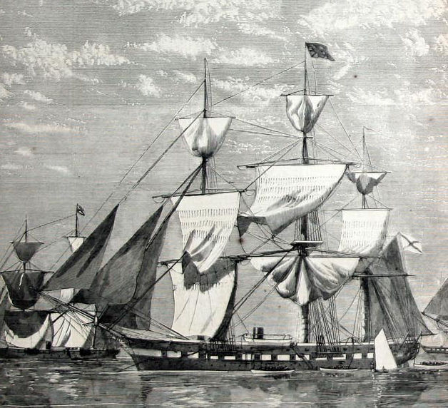The Alexander Nevsky, one of the ships Russia sent to American waters.