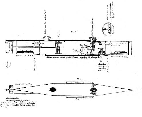 Later diagram drawn from memory by James McClintock in 1872