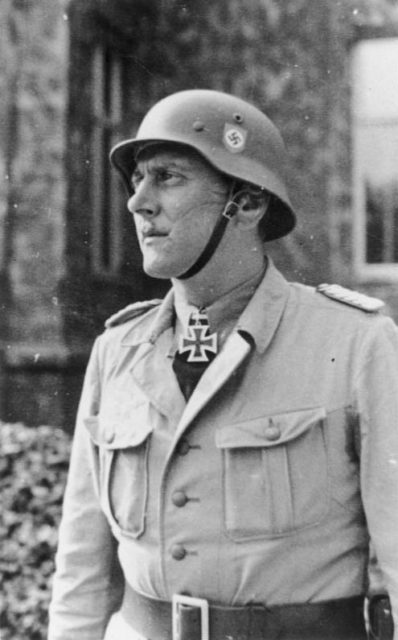 Skorzeny as commander of the SS unit "Friedenthal". Photo Credit.