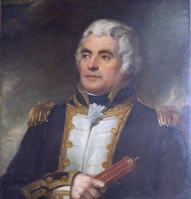 Captain James Bowen (1751-1835) . A Captain was expected to purchase all of the trappings of high society, even when sailing halfway around the world. Image Source: Wikimedia Commons/ public domain