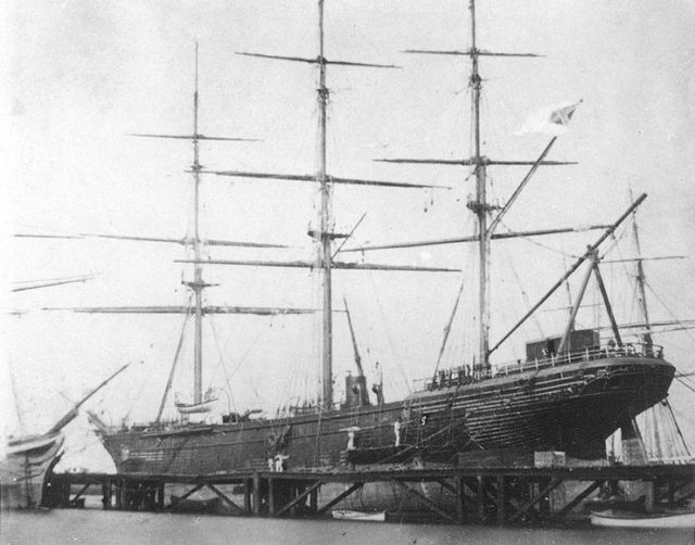 The CSS Shenandoah, the Confederate ship which fired the last shot of the American Civil War.