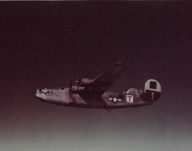 A B-24 Liberator from the 464th Bomb Group