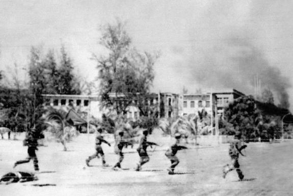 Vietnamese soldiers during the Cambodian-Vietnamese War. Photo Source.