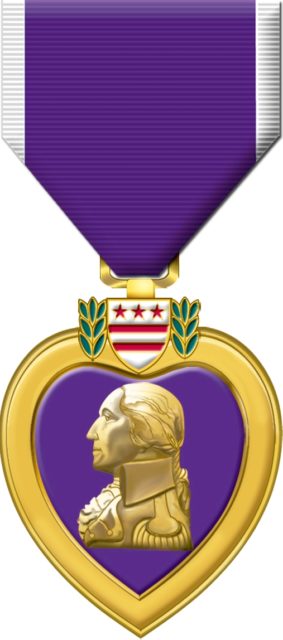 The Purple Heart medal