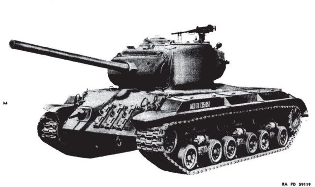 T25E1 variant - one of Pershing's prototypes