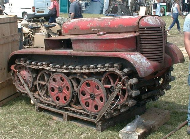 Modified as a farming tractor; Photo Source