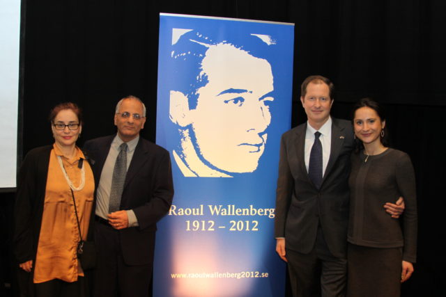 Wallenberg posthumously receiving a Congressional Gold Medal on July 26, 2012 Photo Credit