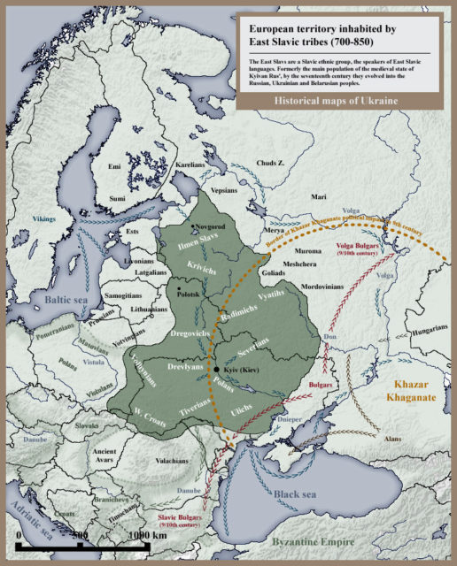 The migration of Slavic peoples, many centuries after Alexander the Great's time. Photo Source