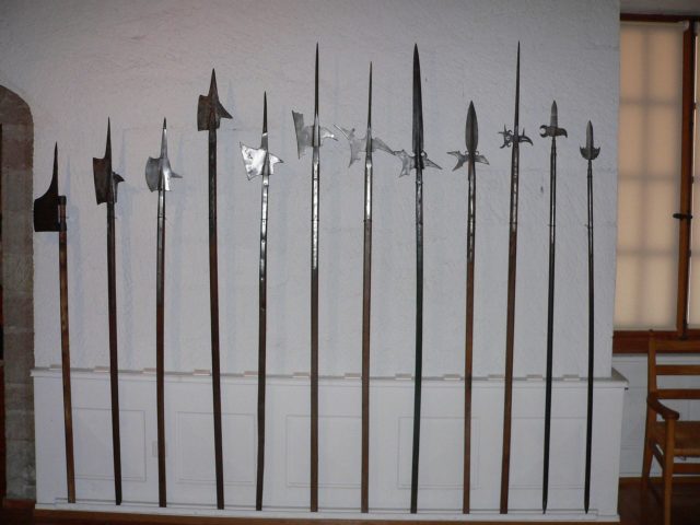 A selection of Polearms. Photo Credit
