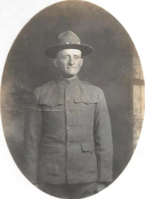 Francis Jobe was raised in the Elston, Mo., community and was drafted into the 34th Infantry Division during World War I, serving as a cook with the Army of Occupation. Courtesy of Jean Frank.