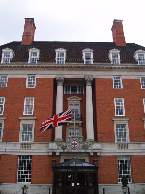 The Royal Star and Garter Home for Disabled Ex-Service Men and Women, in 2010, shortly before Wake's death. Photo credit.