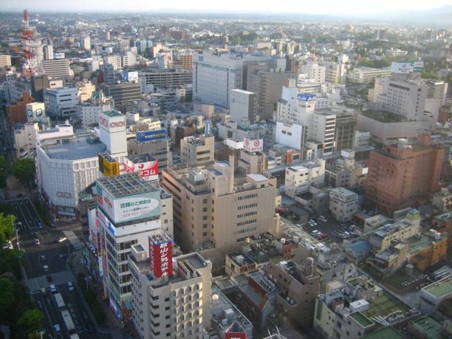 Central Koriyama in May 2007 Photo Credit