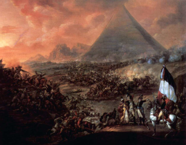 Battle of the Pyramids, July 21, 1798.