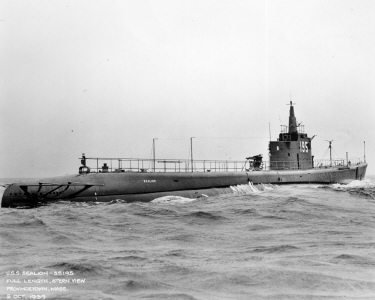 USS Sealion, one of the few submarines docked at Cavite. Crotty oversaw her scuttling, she was filled with explosive charged, and then sunk to the bottom of Manila Bay. 