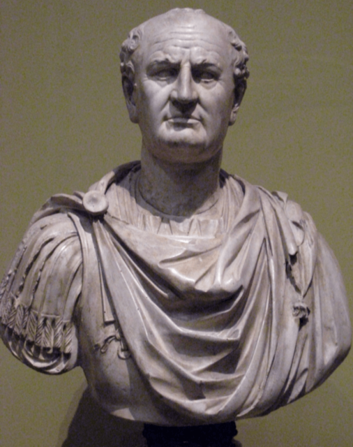 Bust of Vespasian. Photo Credit