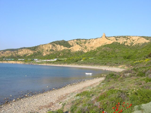 Anzac Cove, Gallipoli Peninsula, Turkey. 
