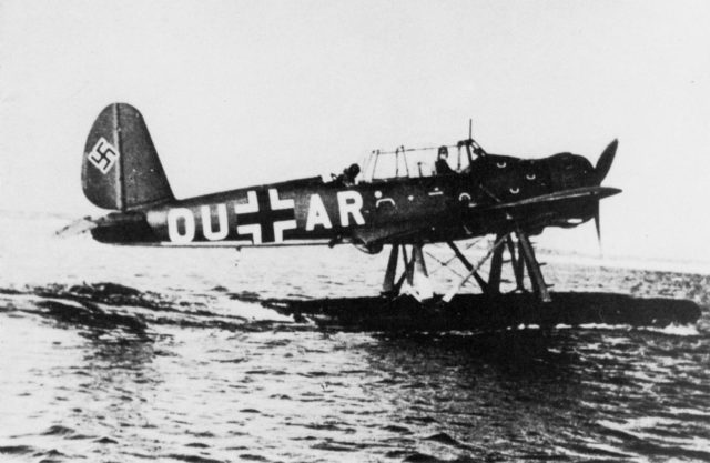 The Arado AR 196, one of which would have been deployed on the Graf Spee