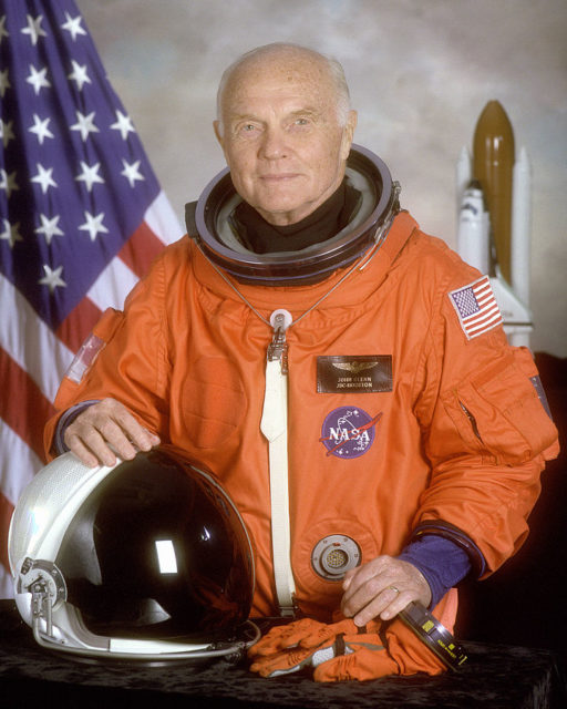 Astronaut U.S. Senator John Glenn.