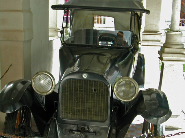 The car Villa was killed in, 1923;