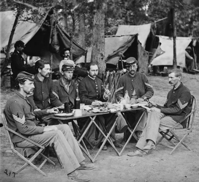 Union officers of the 93rd New York Volunteer Infantry Regiment Photo Credit