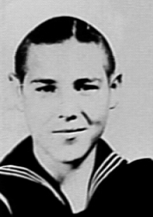 Seaman First Class Calvin L. Graham in 1942.