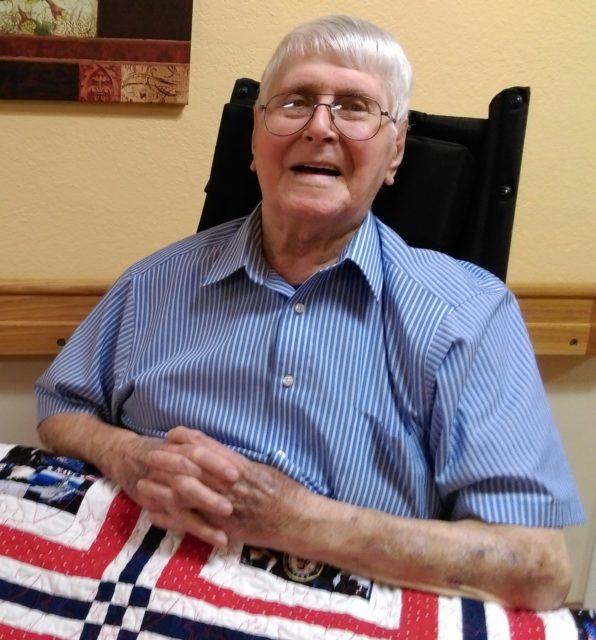 Wally Evenson received a notice for his draft physical and subsequently made the decision to enlist in the Navy in 1944. He went on to serve throughout the Pacific aboard a troop transport during WWII. Courtesy of Jeremy P. Amick.