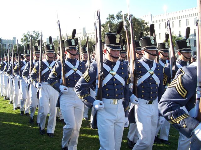 The Summerall Guards, known as one of the premier military drill units in the United States.