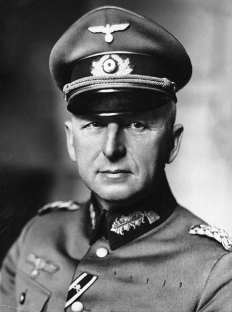 Erich von Manstein in 1938. Photo: Bundesarchiv, Bild 183-H01758 / CC-BY-SA 3.0.