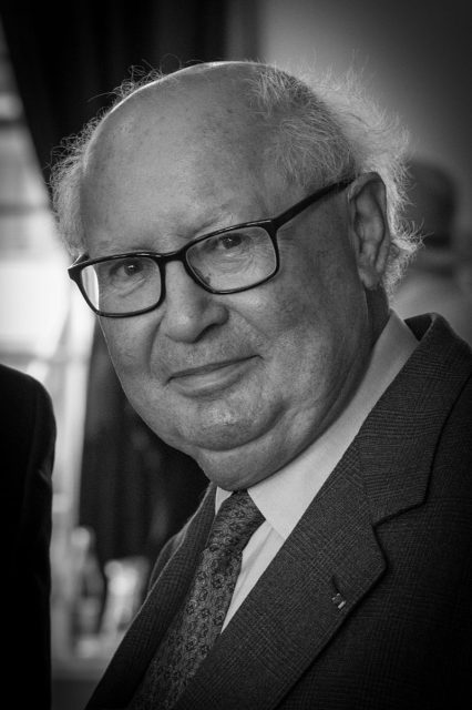 Nazi Hunter Serge Klarsfeld; Klarsfeld’s father was reportedly one of Brunner’s victims. Claude Truong-Ngoc – CC-BY SA 3.0