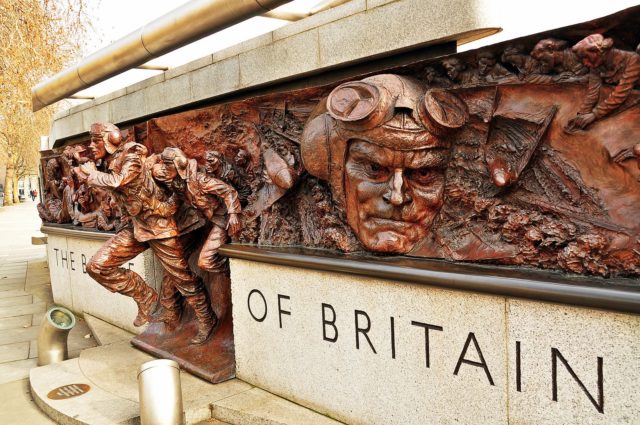 The Battle of Britain monument, London. Beata May – CC-BY SA 3.0