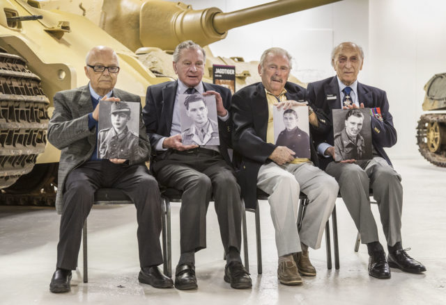 Two surviving German Tiger Tank veterans met their British counterparts at the opening of the new Tiger Collection exhibition at The Tank Museum.