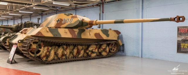 The Tiger II before repainting