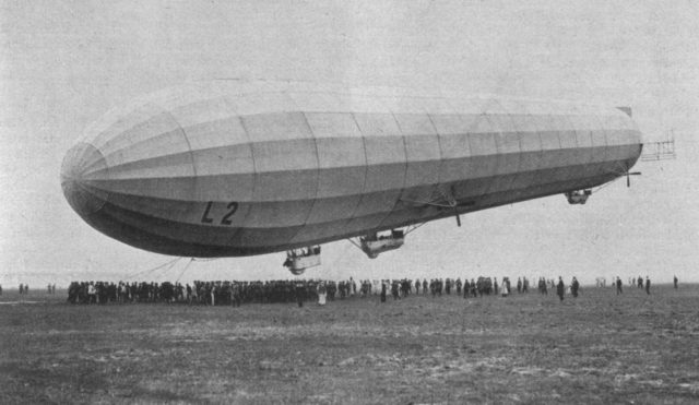 Zeppelins were large and easily targeted and often flew dangerously low.