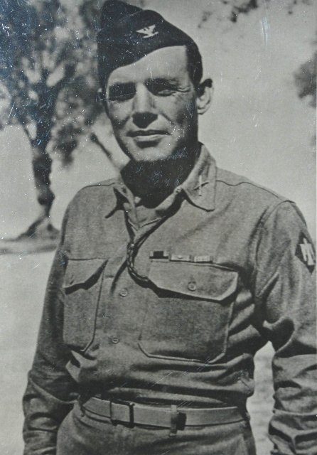 Darby, pictured here in 1944 as a full colonel.