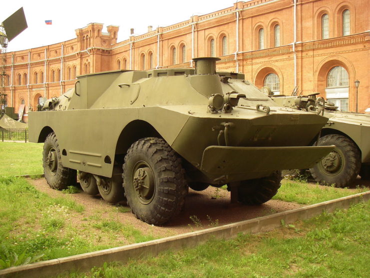 9P122 “Malyutka” in Saint Petersburg Artillery Museum.