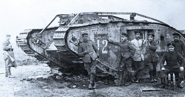 A British Mark IV in German Service (also known as Beutepanzers)