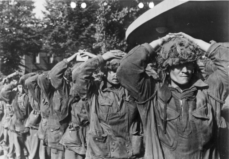 British POWs captured on 19 September 1944 during the Operation Market Garden. By Bundesarchiv – CC BY-SA 3.0 de