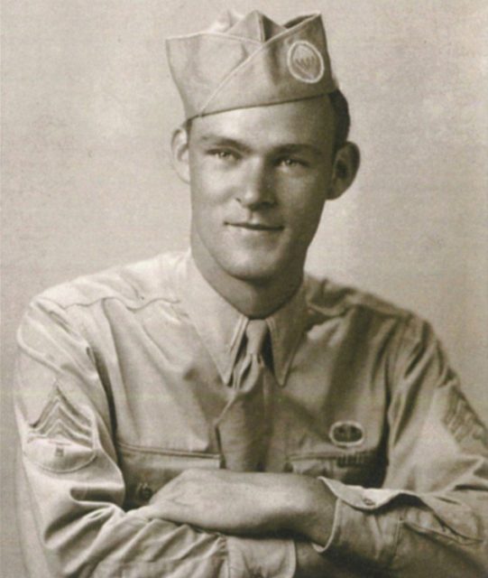 Sergeant Joseph Robert Beyrle in Ramsbury, England, 1943.