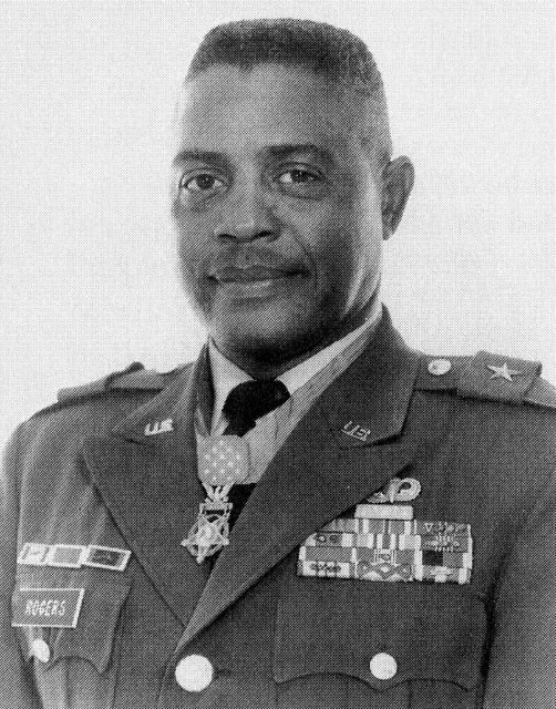Charles Rogers as a brigadier general.