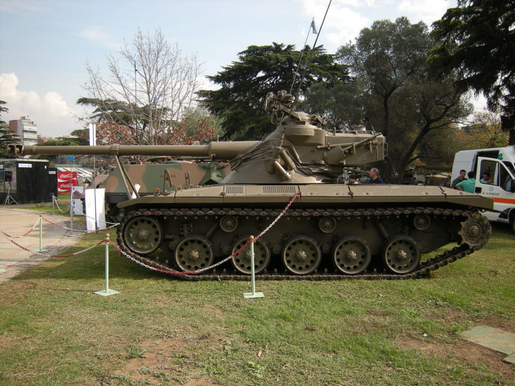A “Patagón” tank at the Argentine Army Exhibition, May 2008