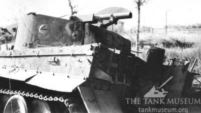 The rear view of the possible Tiger Recovery Vehicle