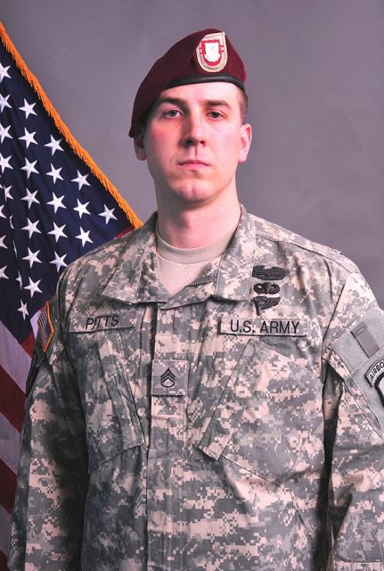 Staff Sergeant Ryan Pitts, April 2014.