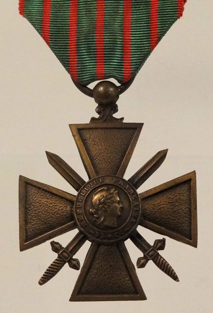 The Croix de Guerre. By Bjørn Christian Tørrissen – CC BY-SA 3.0