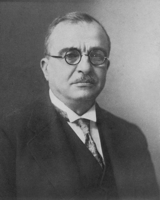 Ioannis Metaxas, prime minister and dictator of Greece 1936-1941.