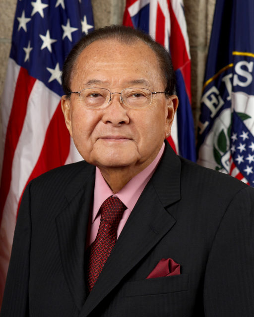 Daniel Inouye, senator from Hawaii