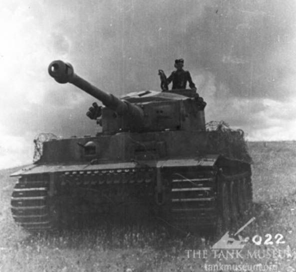 A Tiger I of Heavy Panzer Battalion 505 in the summer of 1943.