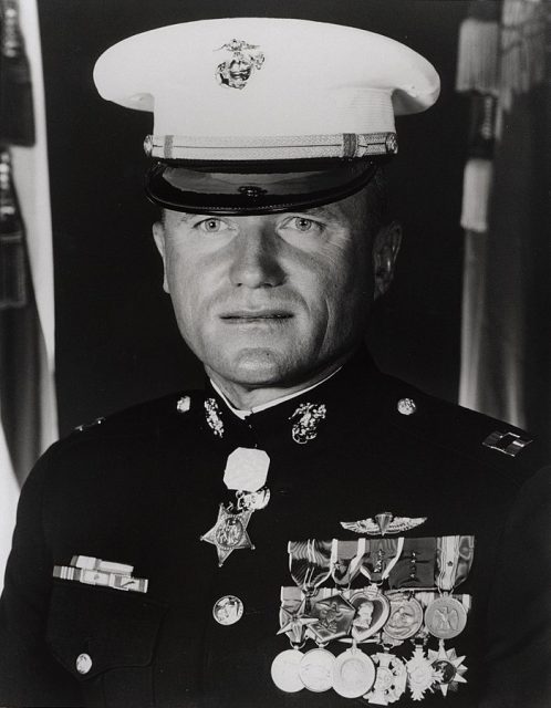 Captain Wesley Fox, United States Marine Corps, a Medal of Honor recipient of the Vietnam War.