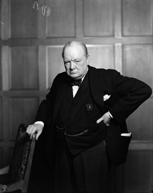 Sir Winston Churchill. By BiblioArchives / LibraryArchives 2.0